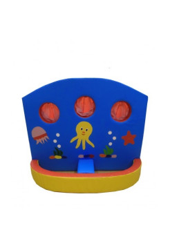 Тир из мягких модулей Море